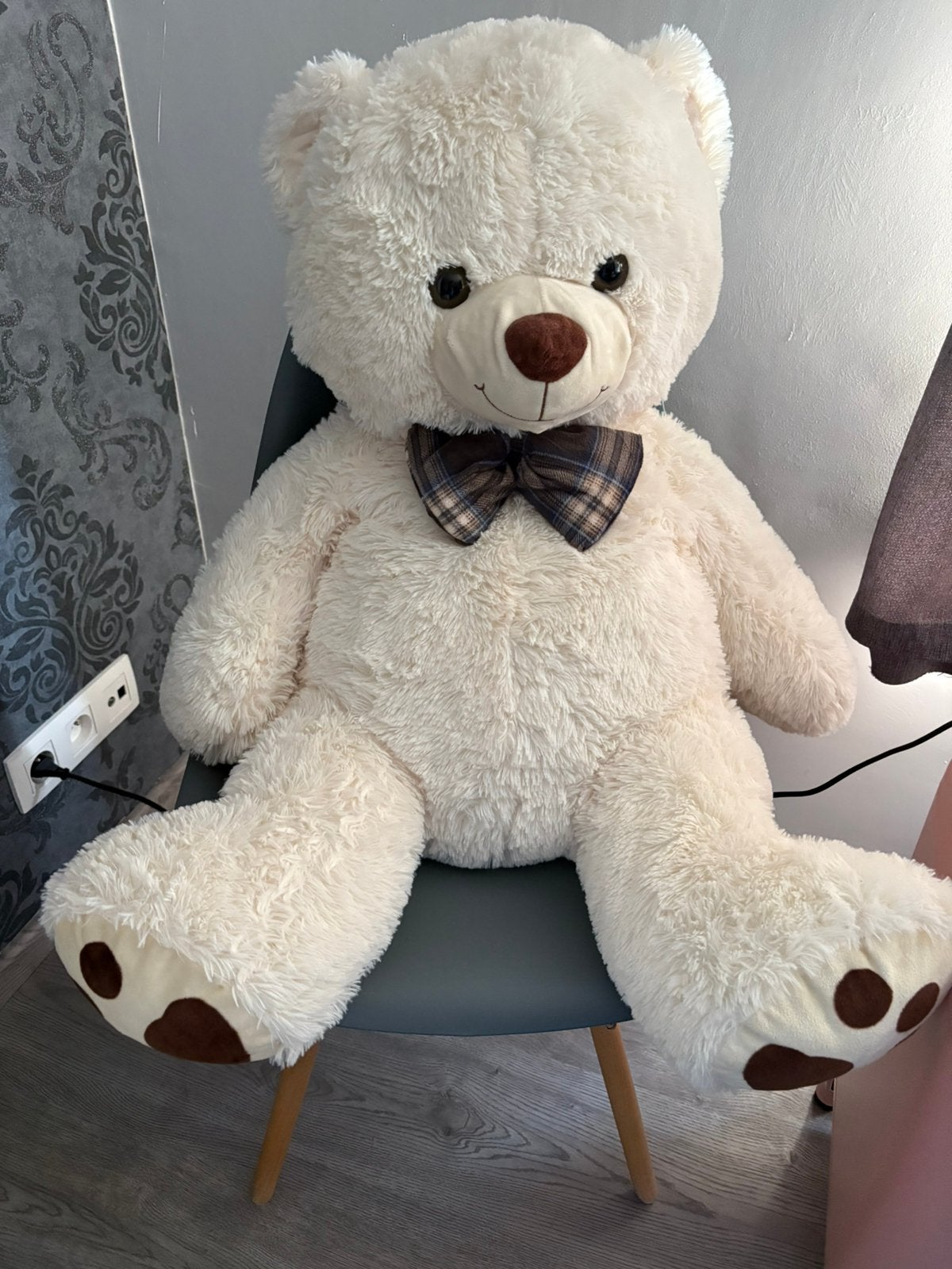 Grand Nounours blanc cassé, Enlèvement, Comme neuf