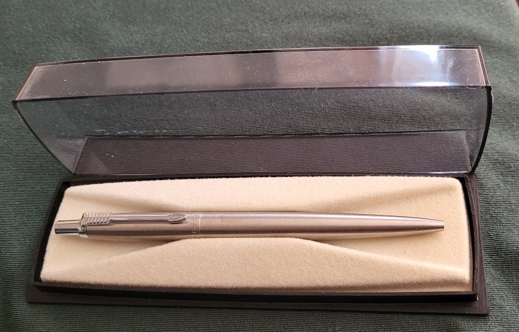Parker Jotter balpen, Verzamelen, Pennenverzamelingen, Ophalen, Met doosje, Zo goed als nieuw, Parker
