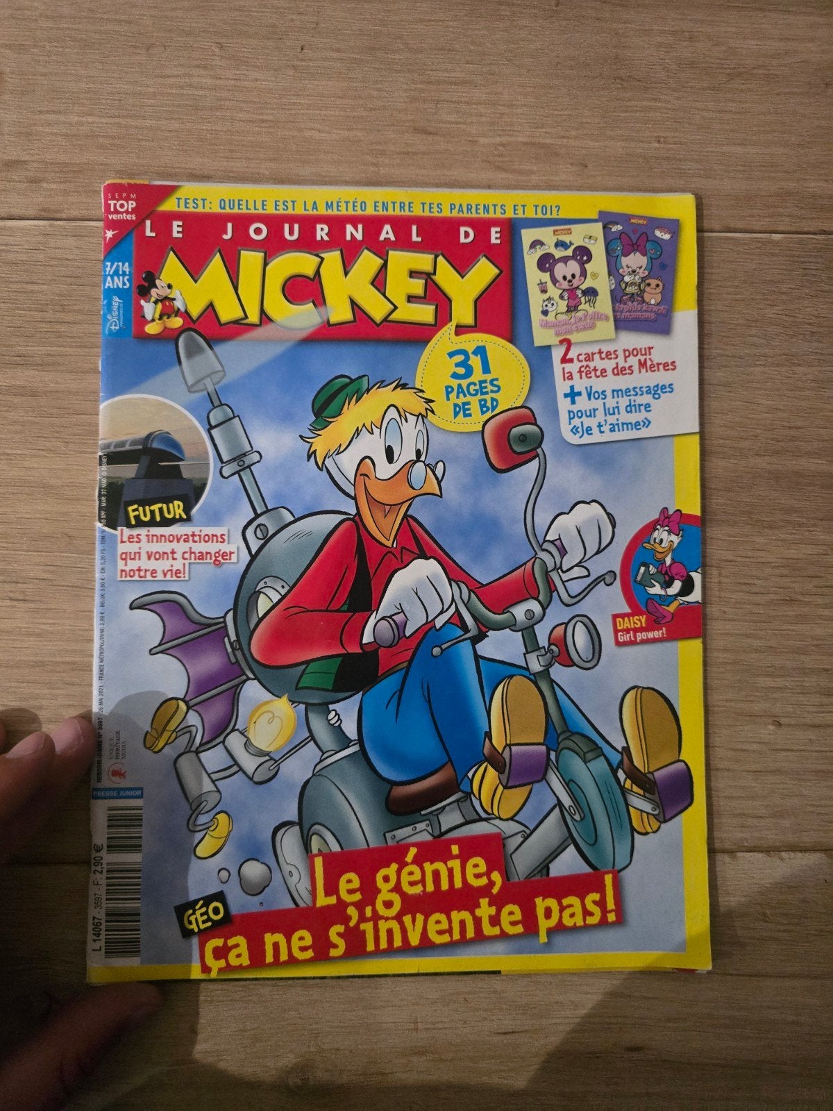Journal de Mickey n3597 – 26 mai 2021 – Disney, Livres, Enlèvement ou Envoi, Journal