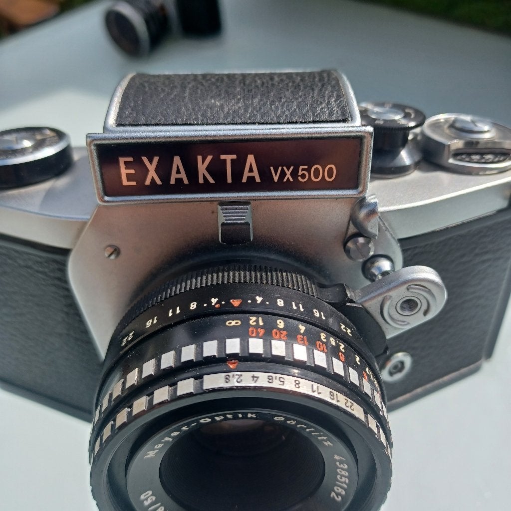 Vintage Exakta VX500 35mm camera 1969, Audio, Tv en Foto, Ophalen of Verzenden, Gebruikt, Spiegelreflex, Overige Merken