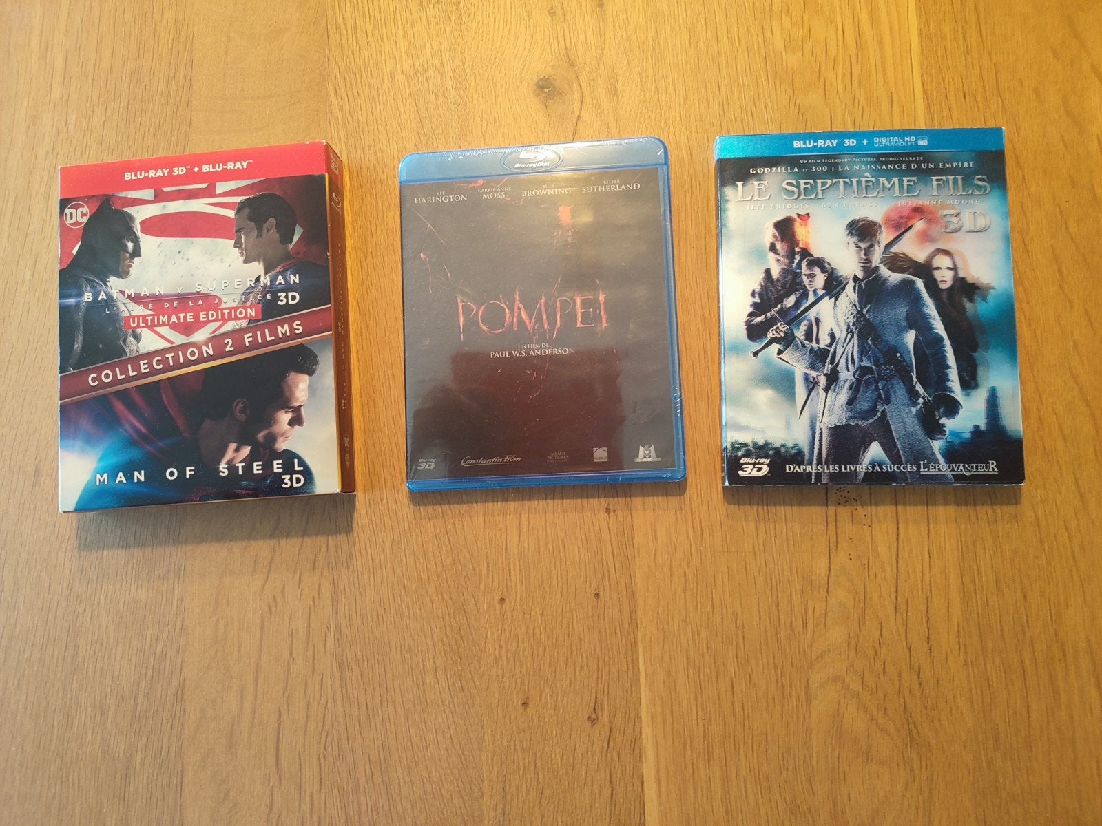 Blue Ray 3D films divers
