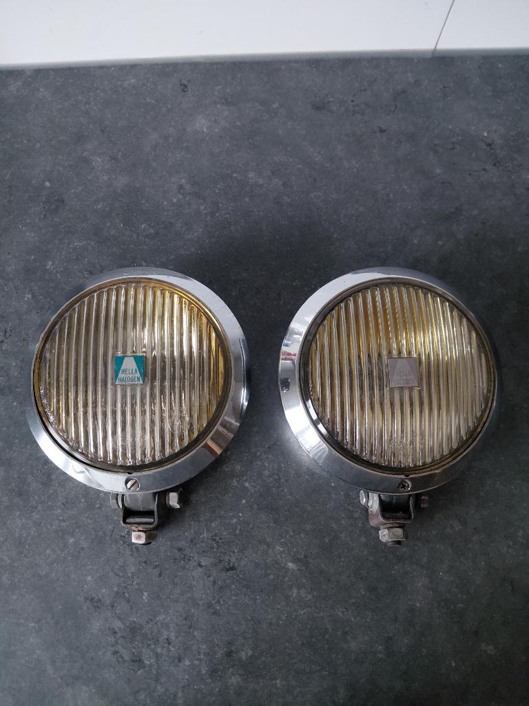 Set Zeldzame Hella 134 Mistlampen Oldtimer VW Kever, Verzenden, Gebruikt, Alfa Romeo