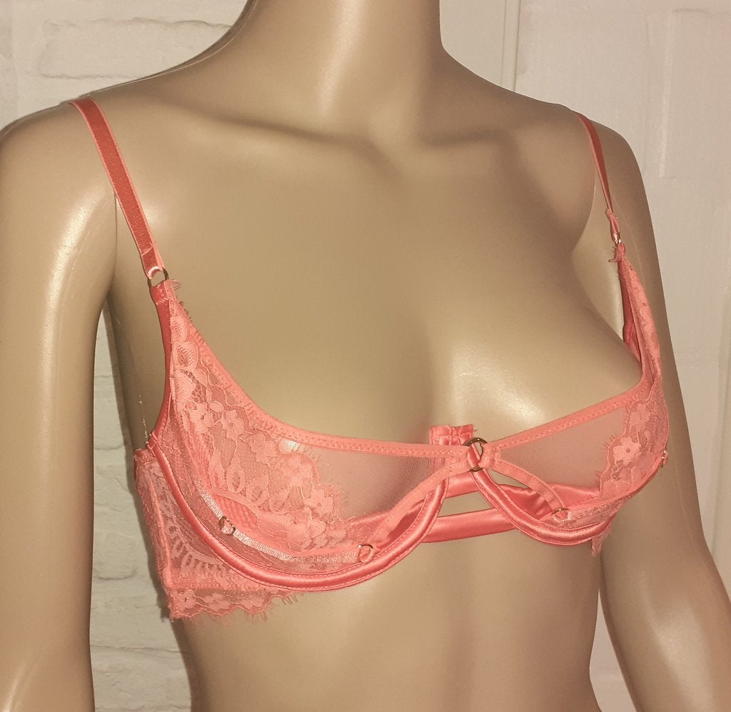 Niet voorgevormde Bh 70 C Kali koraal roze Hunkemoller, Kleding | Dames, Ophalen of Verzenden, Roze, BH