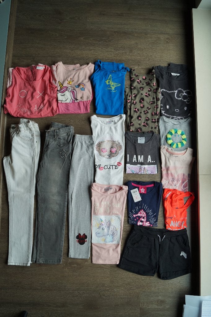 pakket kinderkleding meisjes maat 128, Kinderen en Baby's, Ophalen of Verzenden, Gebruikt, Maat 128