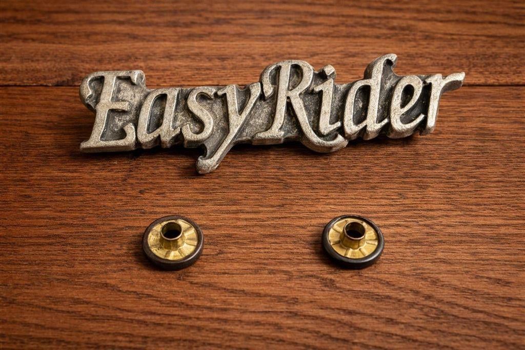 Metalen plaatje - Easy Rider - 7.9x2.9cm, Envoi, Neuf
