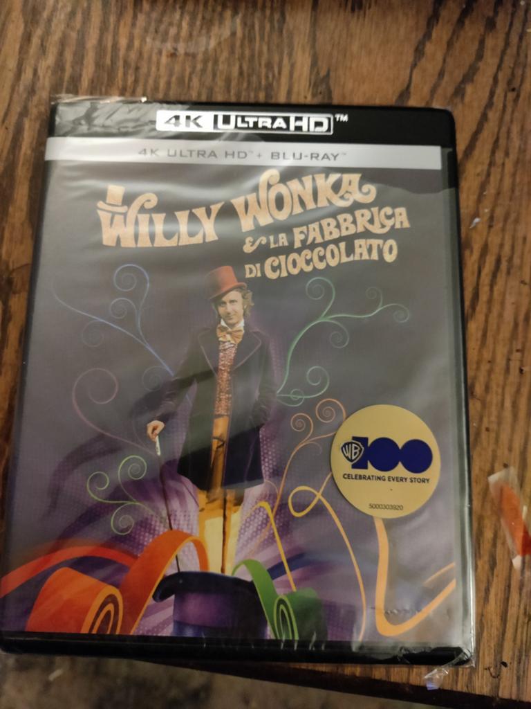 Blu-ray 4k+Blu-ray Willy Wonka nieuwe sealed, Ophalen of Verzenden