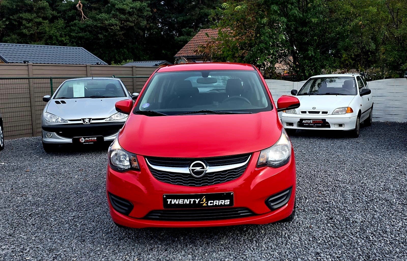 Opel Karl 1.0  Benzine Cruisc Airco 2019 Nieuwstaat, Auto's, Voorwielaandrijving, Stof, Bedrijf, 5 deurs
