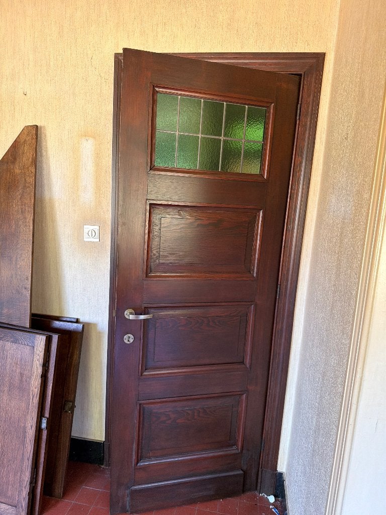 Anciennes portes de presbytère, Porte intérieure, Enlèvement, Verre, 200 à 215 cm