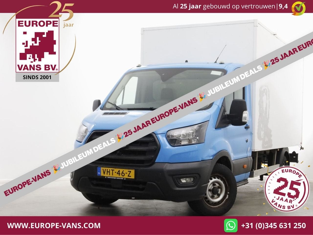 Ford Transit 350 2.0 TDCI 130pk E6 Bakwagen met achterdeuren, Auto's, Bedrijf, Parkeersensor, Ford, Onderhoudsboekje