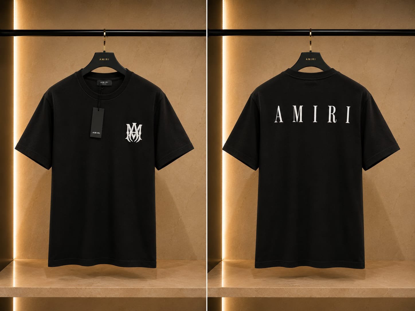 T-shirts Amiri - size : S - M - L - XL - XXL, Kleding | Heren, Ophalen of Verzenden, Nieuw, Zwart