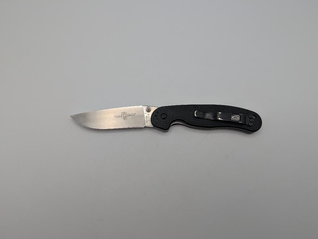 Ontario RAT Model 1 Zwart zakmes, Ophalen of Verzenden, Zo goed als nieuw