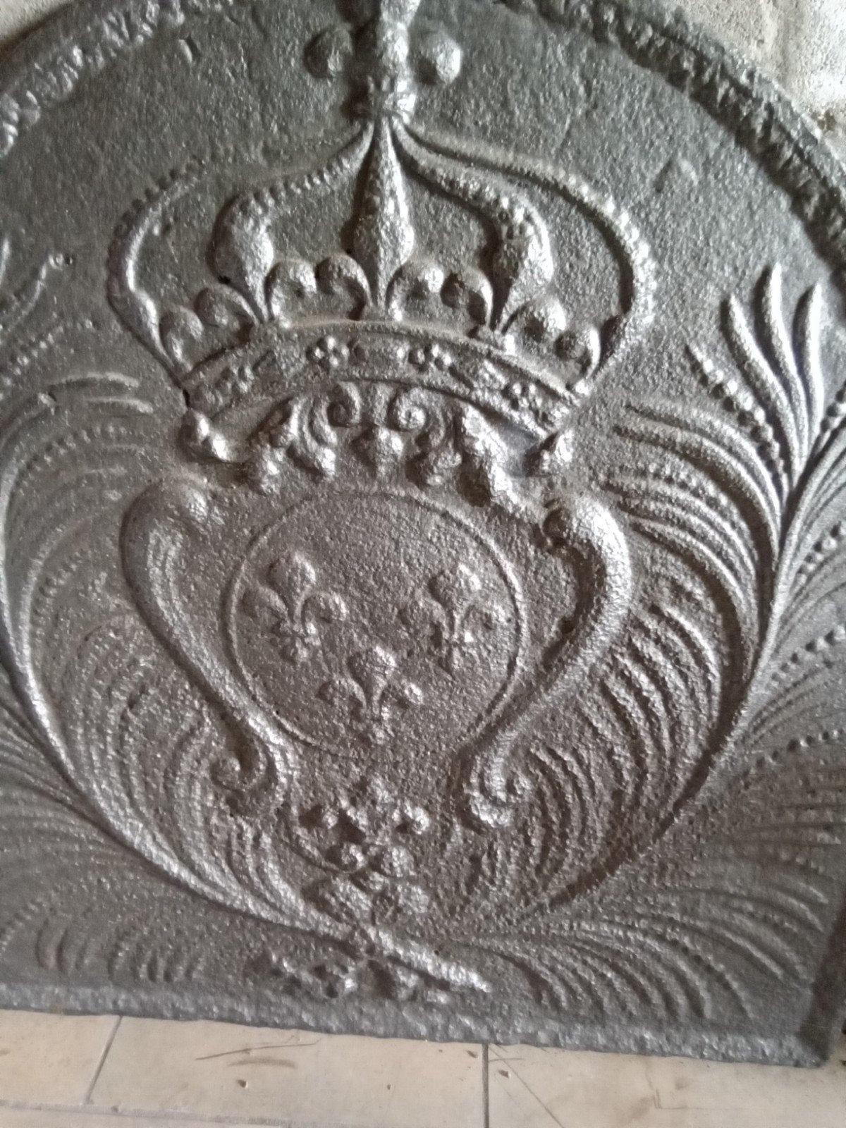 Taque fonde fleurs de Lys