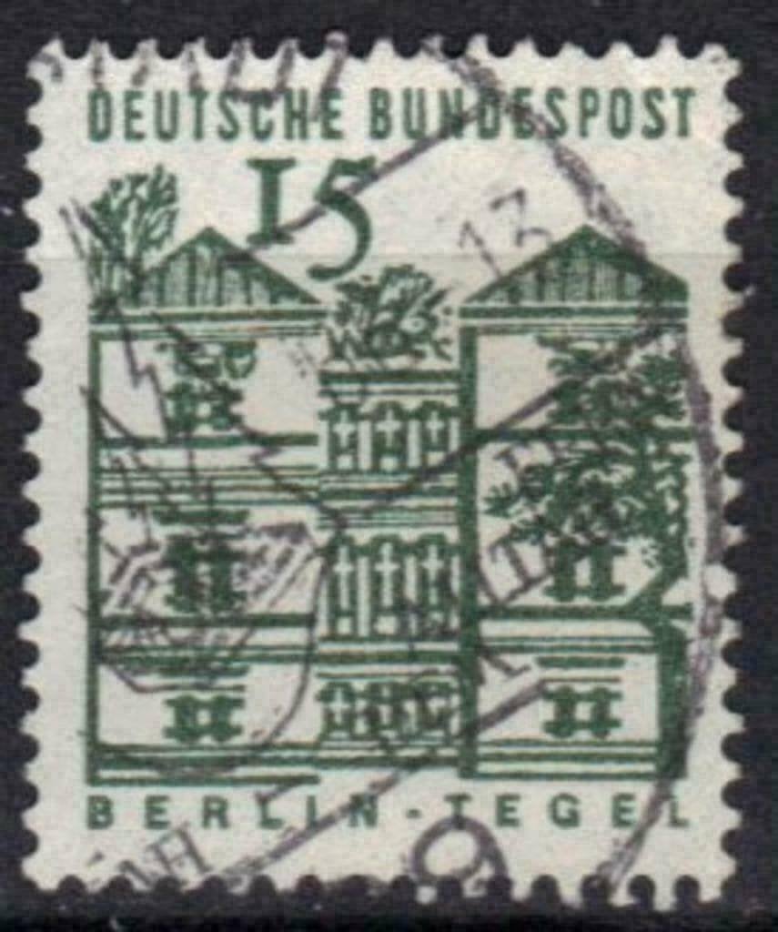 Allemagne Bundespost 1964-1965 - Yvert 323 - Bâtiments (ST), Envoi, Affranchi