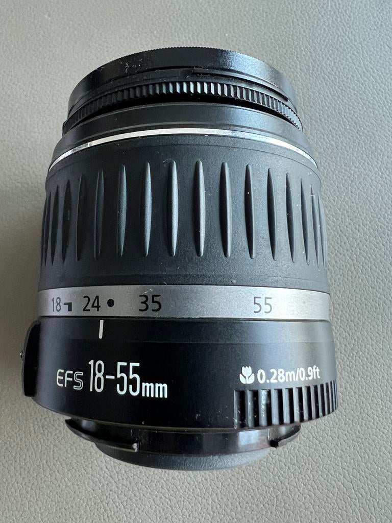 Canon EF-S 18-55 mm lichtgewicht allroundlens, Ophalen of Verzenden, Zo goed als nieuw