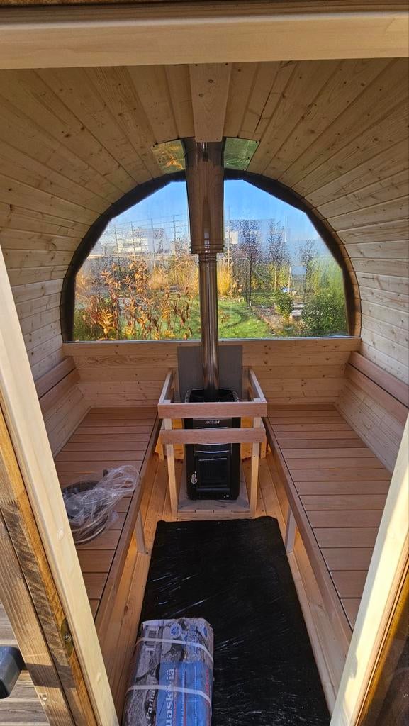 2M Barrel Sauna Gratis Levering en Plaatsing, Ophalen of Verzenden