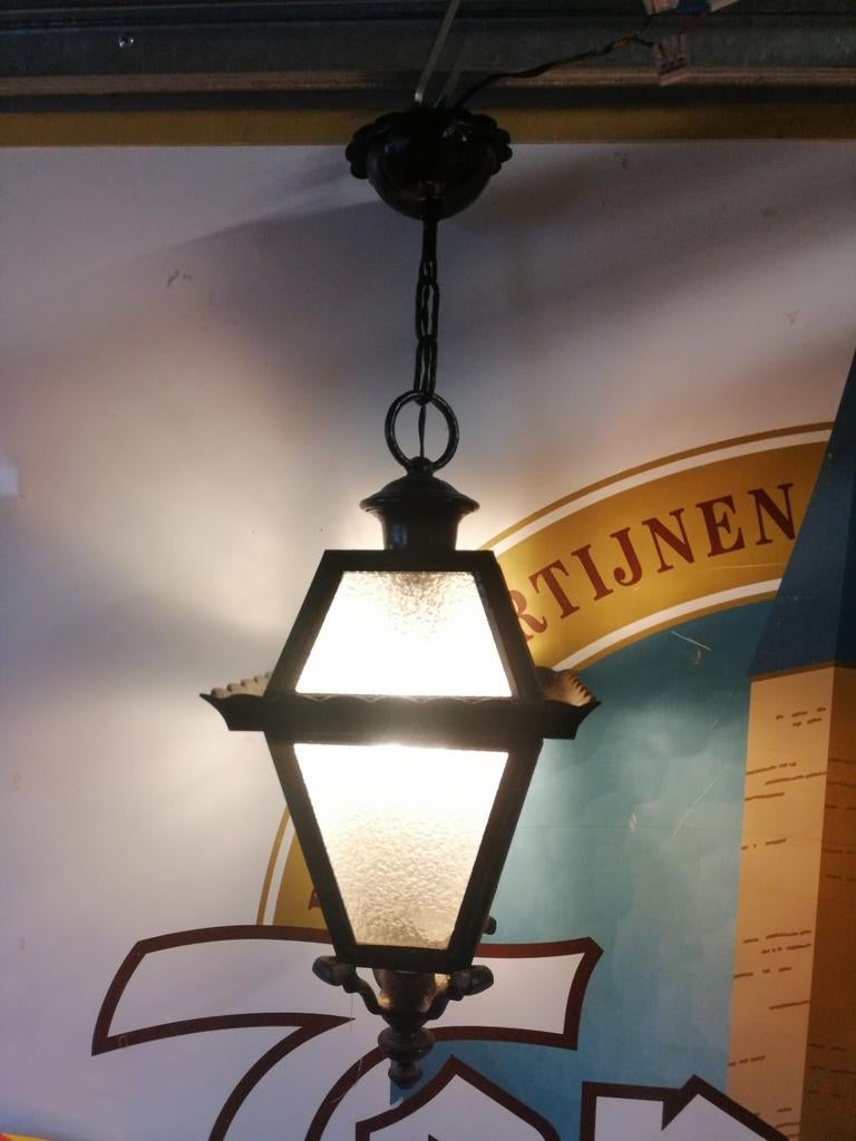 Lanterne suspendue en aluminium, Enlèvement ou Envoi, Aluminium, Comme neuf, Alimentation secteur