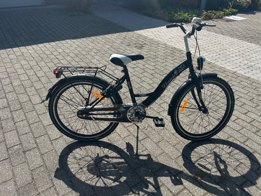 Meisjesfiets 24 inch, Fietsen en Brommers, Ophalen, Velgrem, Uniek, Handrem