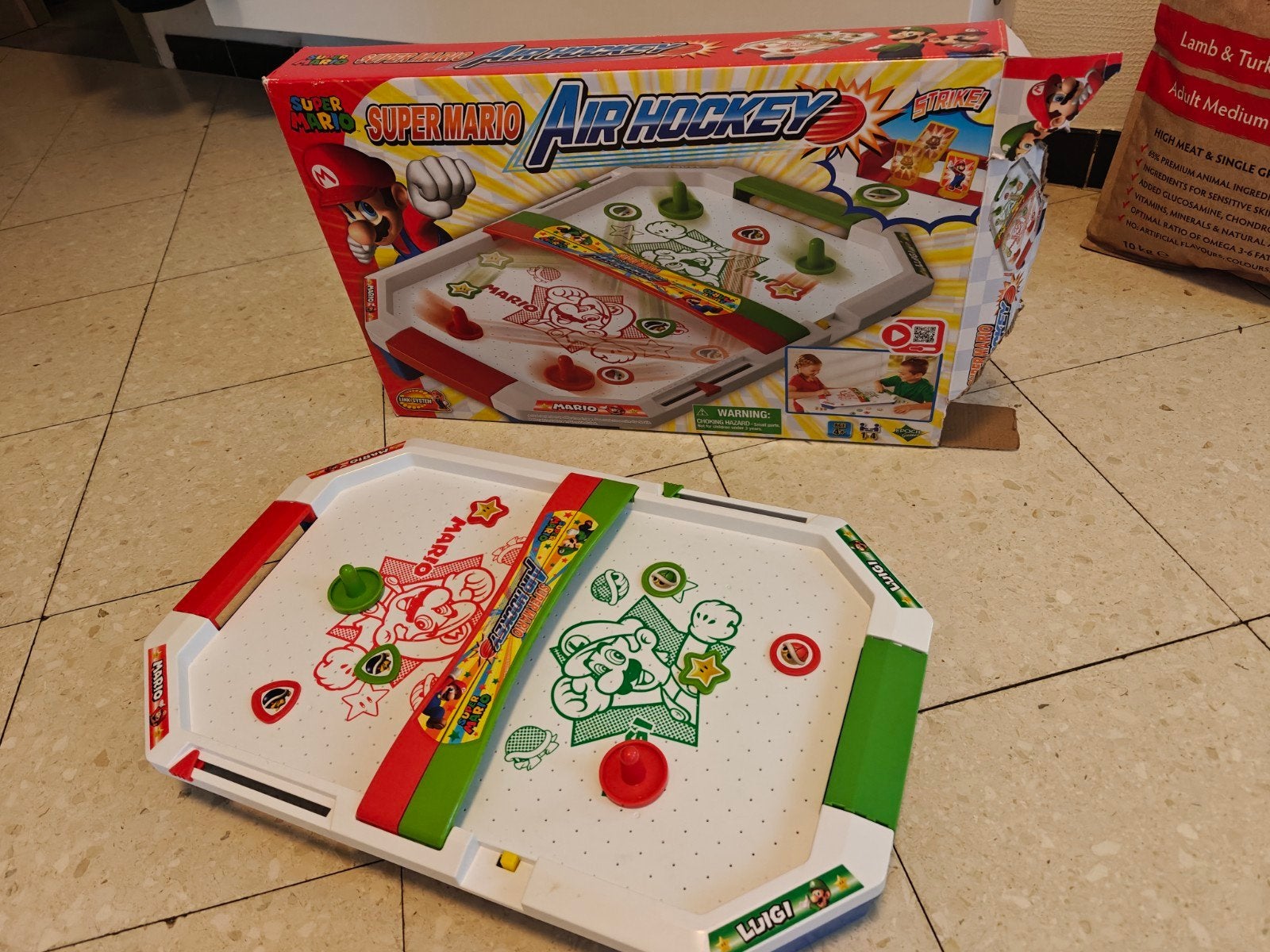 Super Mario Airhockey, 1 ou 2 joueurs, Enlèvement, Comme neuf