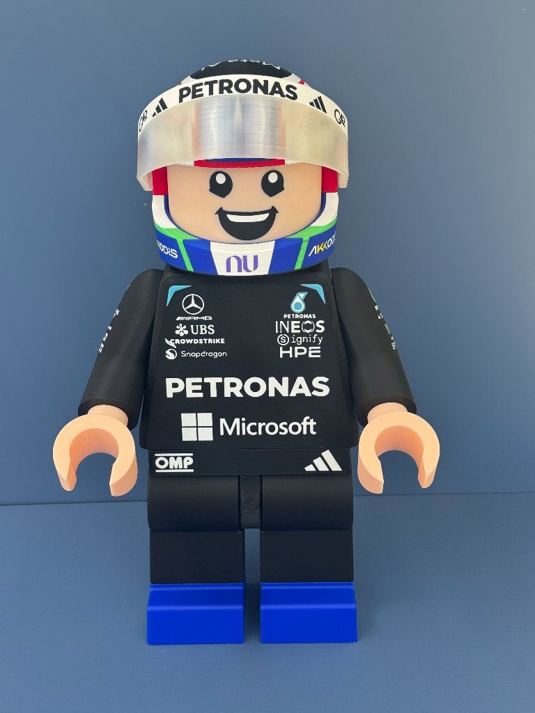 Kimi Antonelli minifig - Mercedes F1 team - 40cm groot, Enlèvement ou Envoi, Neuf