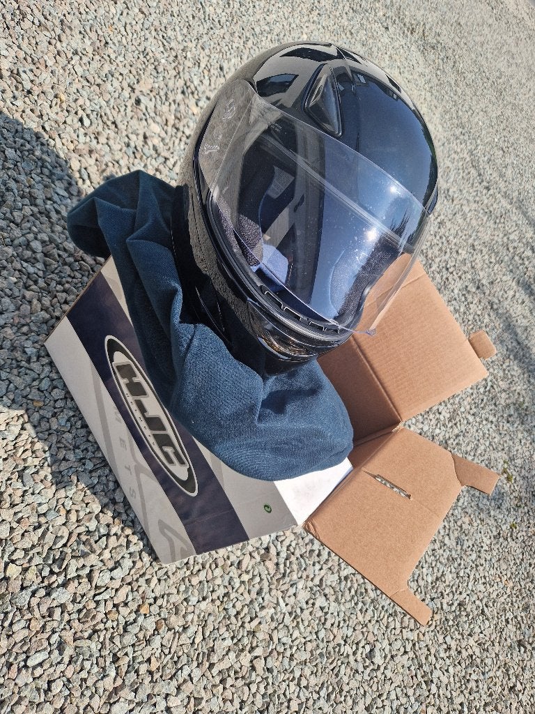 Moto Helm XS zwart, XS, Seconde main, HJC, Casque intégral