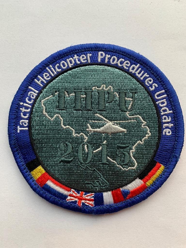 Badge Tactical Helicopter Procedures Update THPU 2015 BAF, Collections, Enlèvement ou Envoi, Armée de l'air, Emblème ou Badge