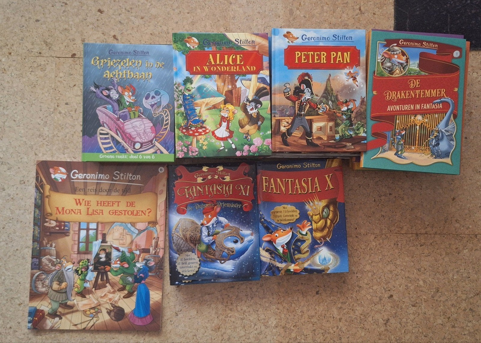 Geronimo Stilton boeken, Ophalen