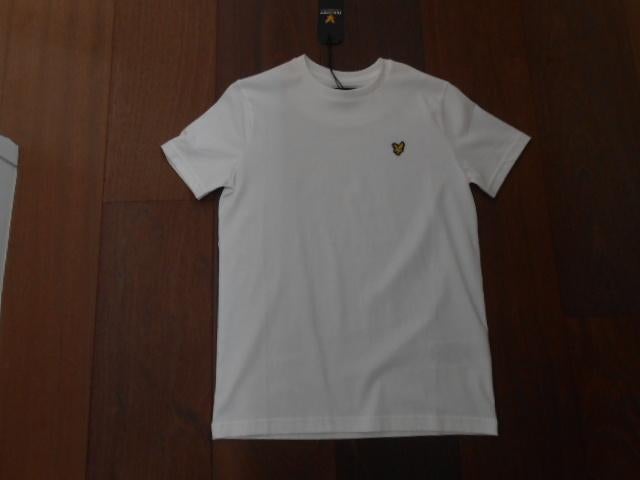 NIEUW - Lyle & Scott 11/12 jaar t-shirt wit met etiket, Kinderen en Baby's, Nieuw, Ophalen of Verzenden, Shirt of Longsleeve, Jongen
