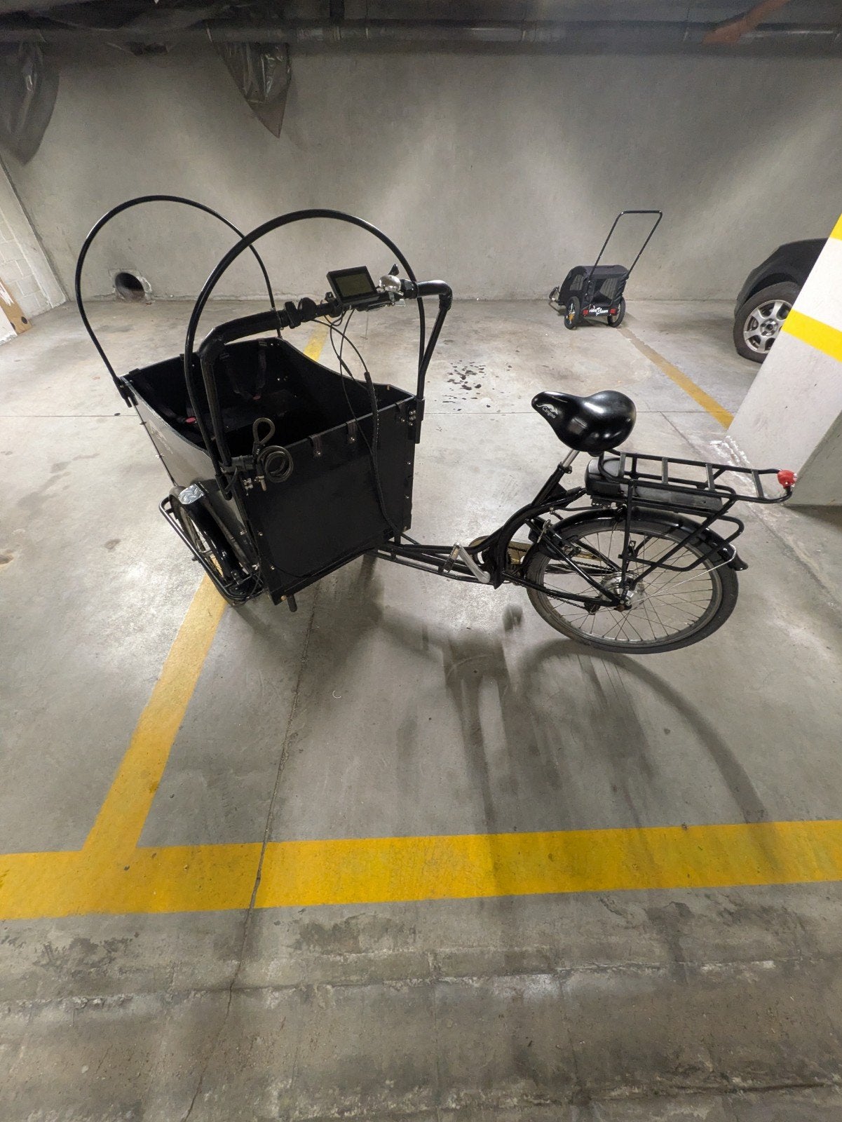 elektrische bakfiets Kangoo, Enlèvement