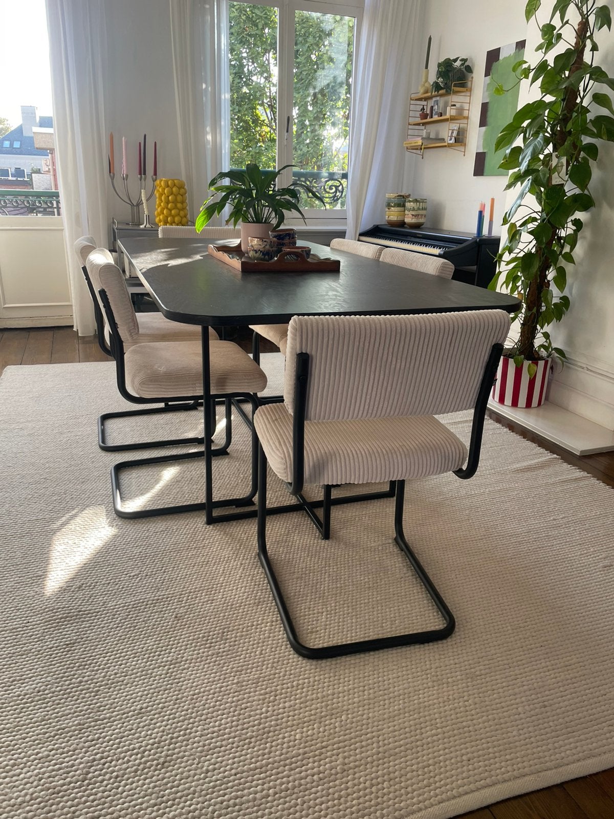 Tafel en 6 stoelen, Enlèvement, Utilisé