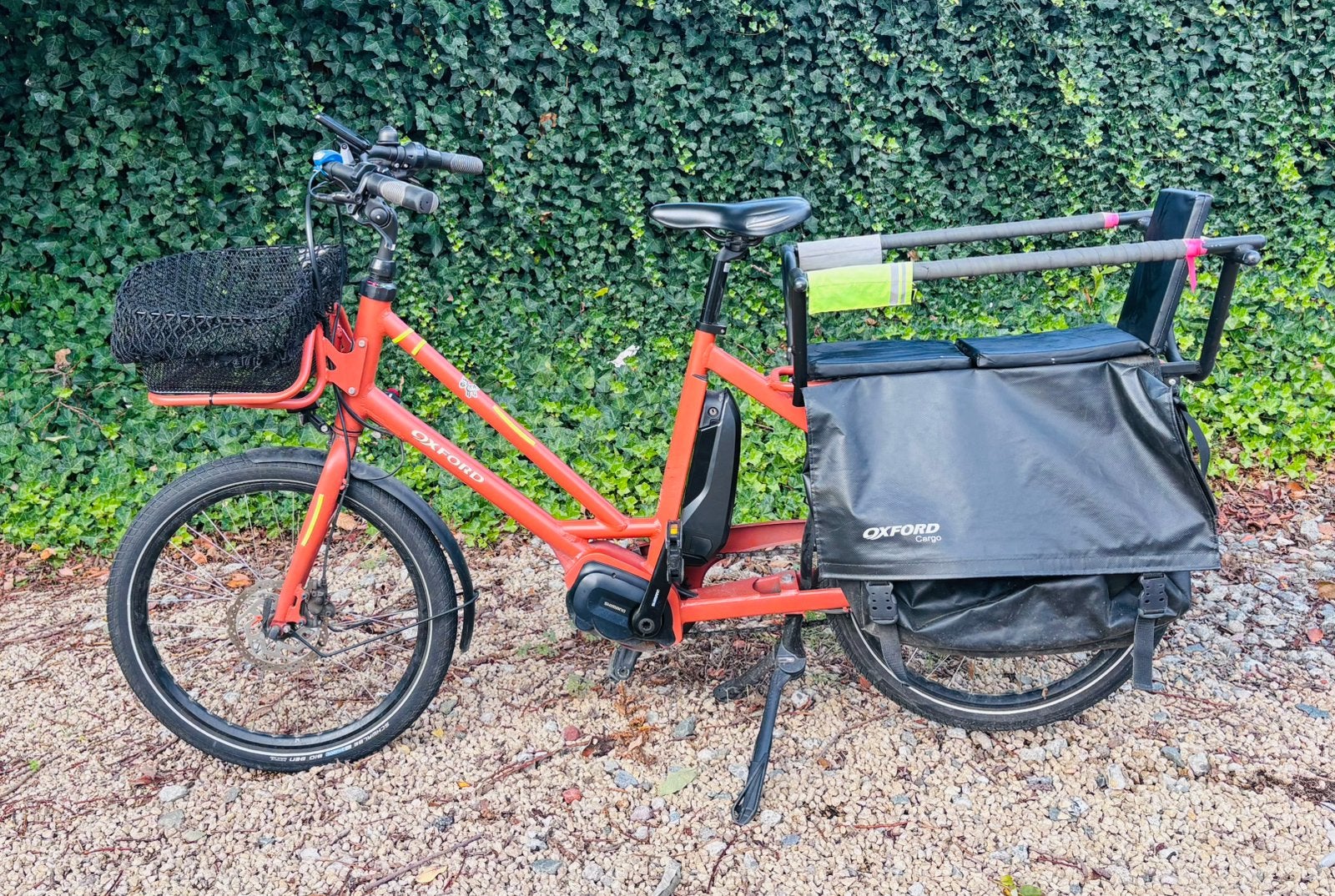 Vélo Longtail Oxford orange, Vélos & Vélomoteurs, Enlèvement, Utilisé, Moins de 10 vitesses