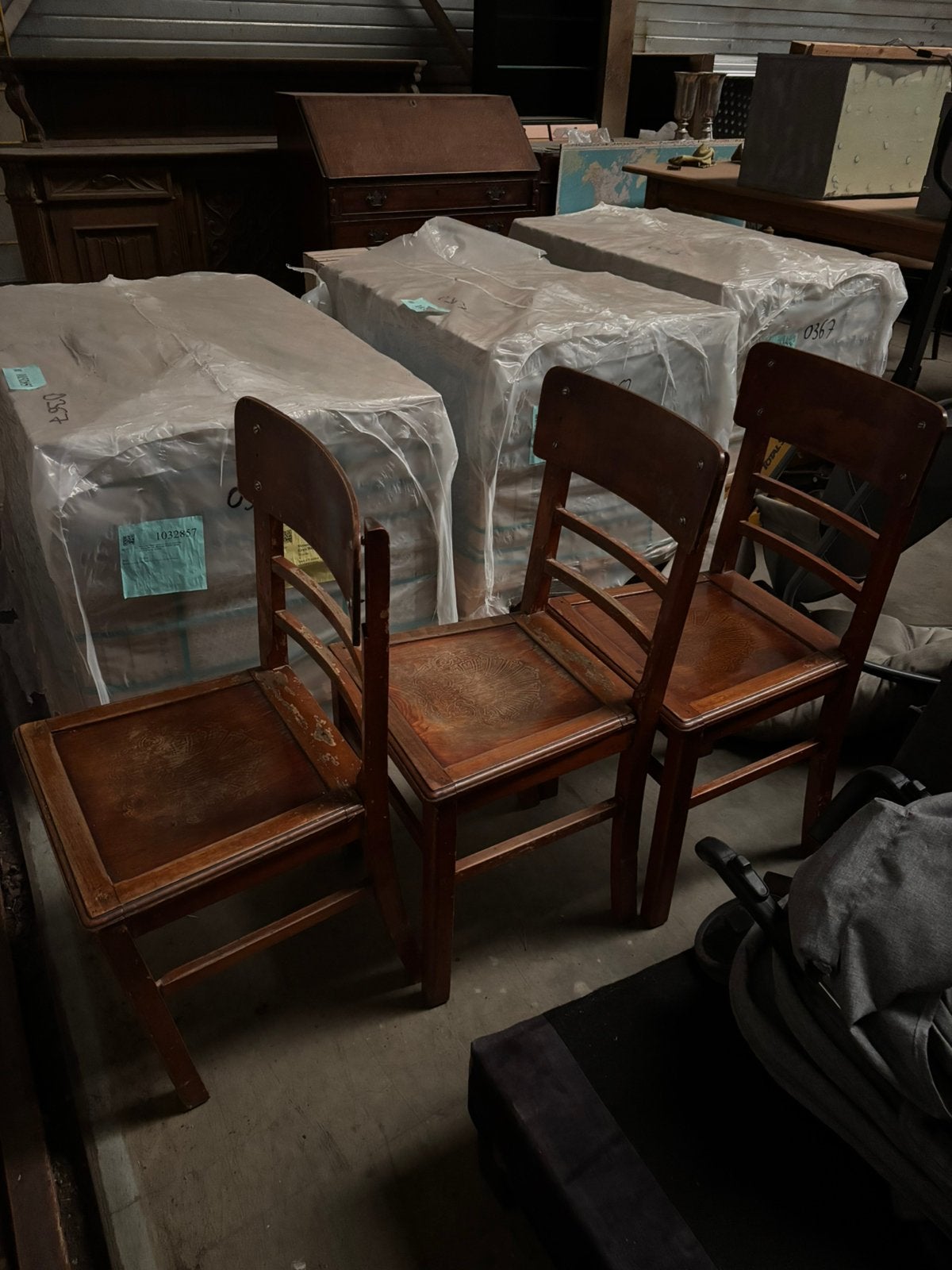 Chaises anciennes en bois, Antiquités & Art, Enlèvement ou Envoi
