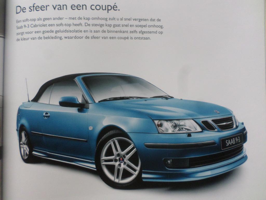 Saab 9³ 93 Cabrio 2007 Brochure, Ophalen of Verzenden