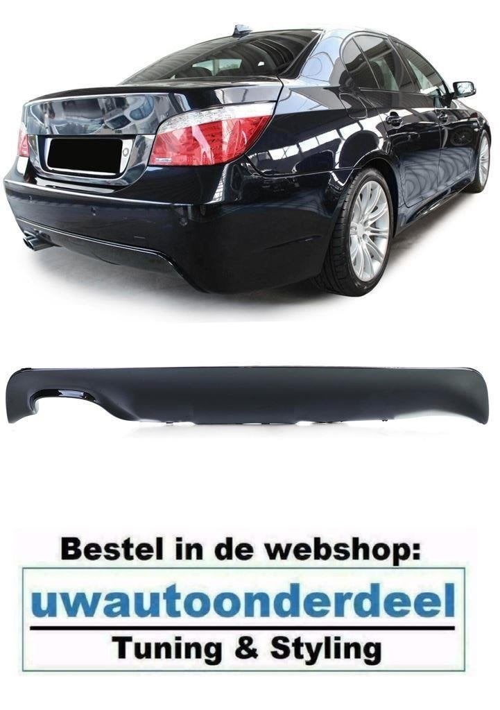 Achterbumper Diffuser Zwart Voor Bmw 5 Serie E60 E61 M Pakke, Envoi