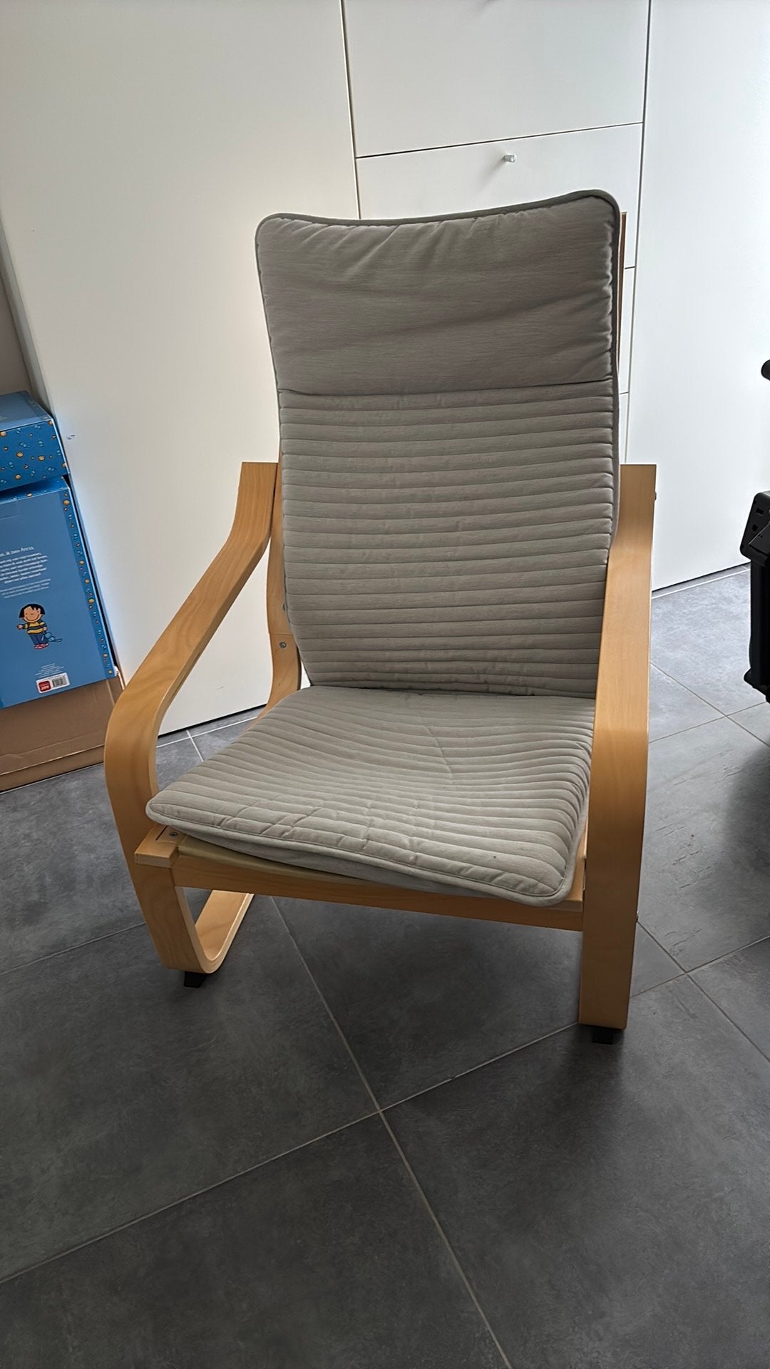 Zeteltje poang ikea, Enlèvement, Utilisé