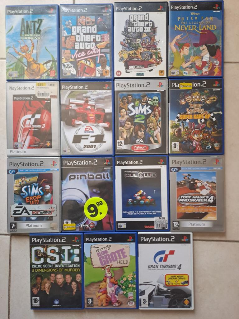 Lot van 15 games Playstation 2 Ps2, Ophalen