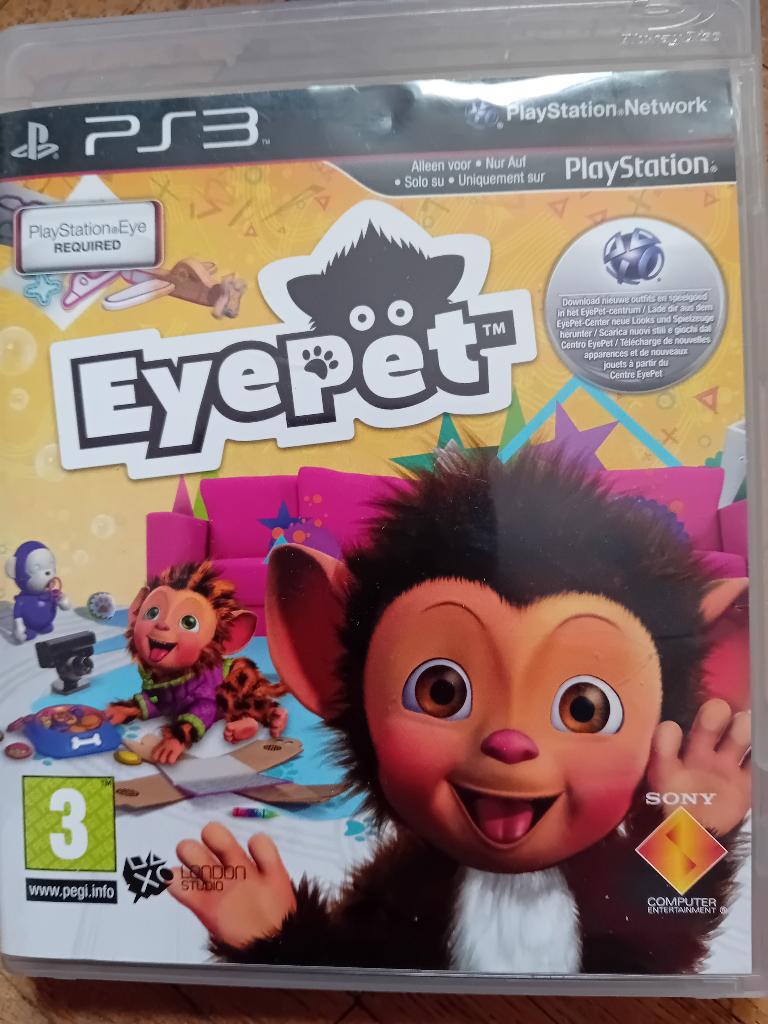 Play station 3 eyepet, Games en Spelcomputers, Spelcomputers | Sony PlayStation 4, Ophalen of Verzenden