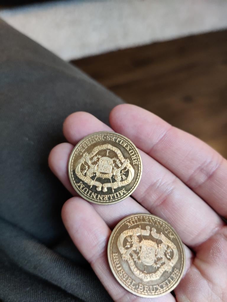 Kopere verzamelmunten, Ophalen of Verzenden, Zo goed als nieuw