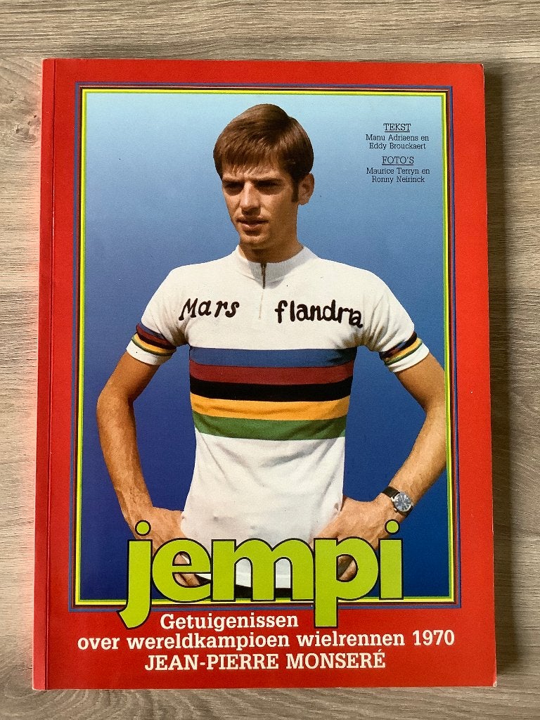 Jempi - Getuigenissen over wereldkampioen 1970 JP. Monsere, Boeken, Ophalen of Verzenden, Zo goed als nieuw, Diverse auteurs, Lopen en Fietsen
