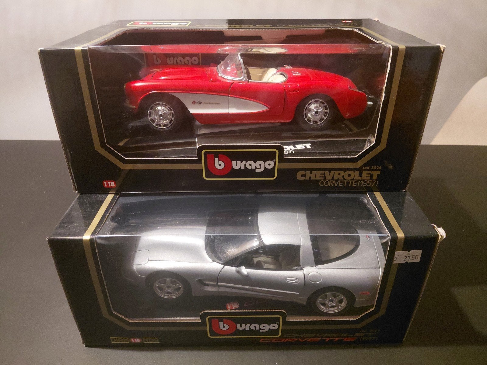 Burago - Chevrolet Corvette x2, Enlèvement ou Envoi, Burago