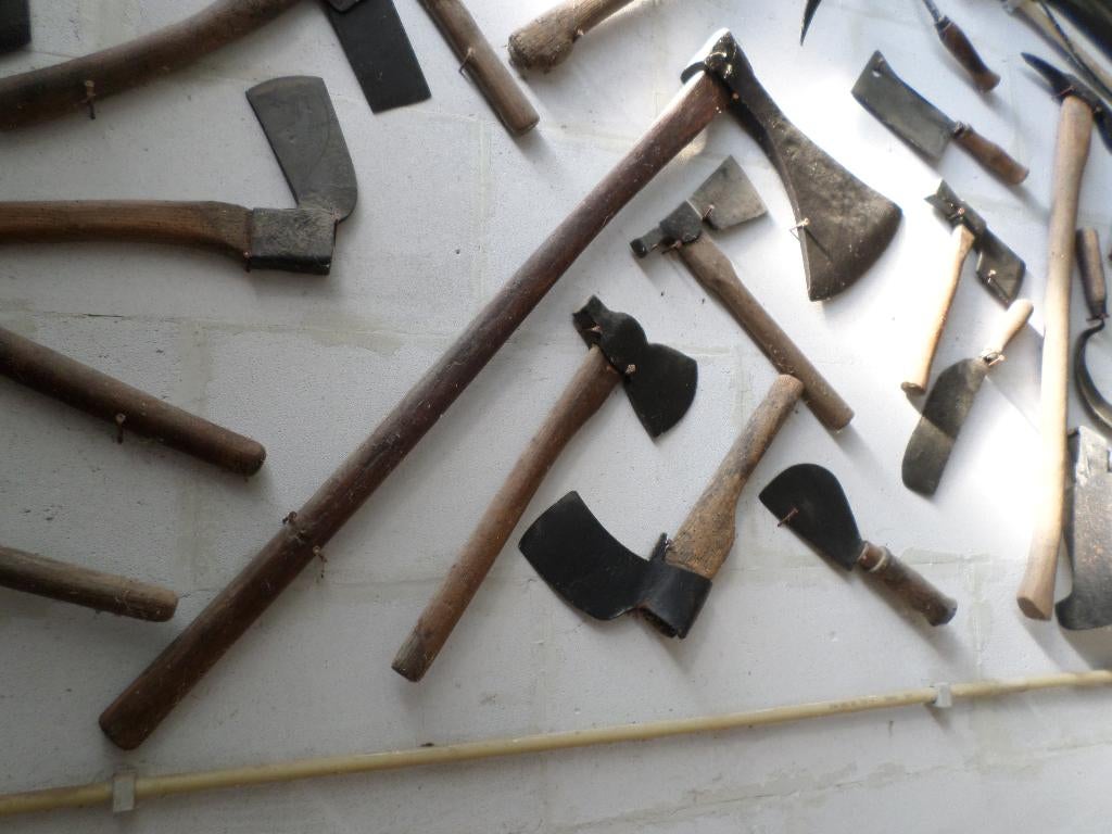 oude kapmessen, Ophalen