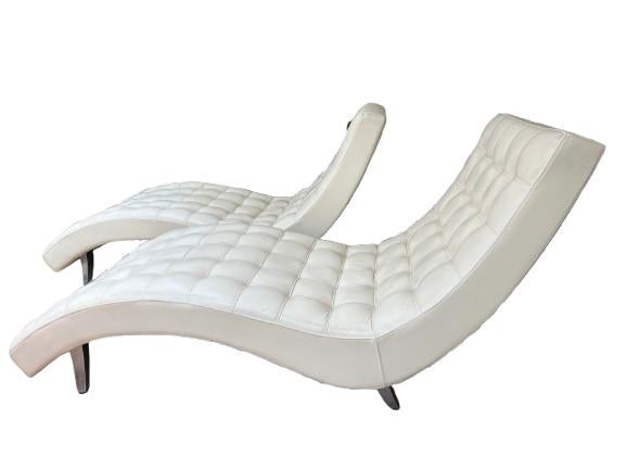 Chaise longue, Huis en Inrichting, Ophalen, Gebruikt, Eenpersoons, Leer