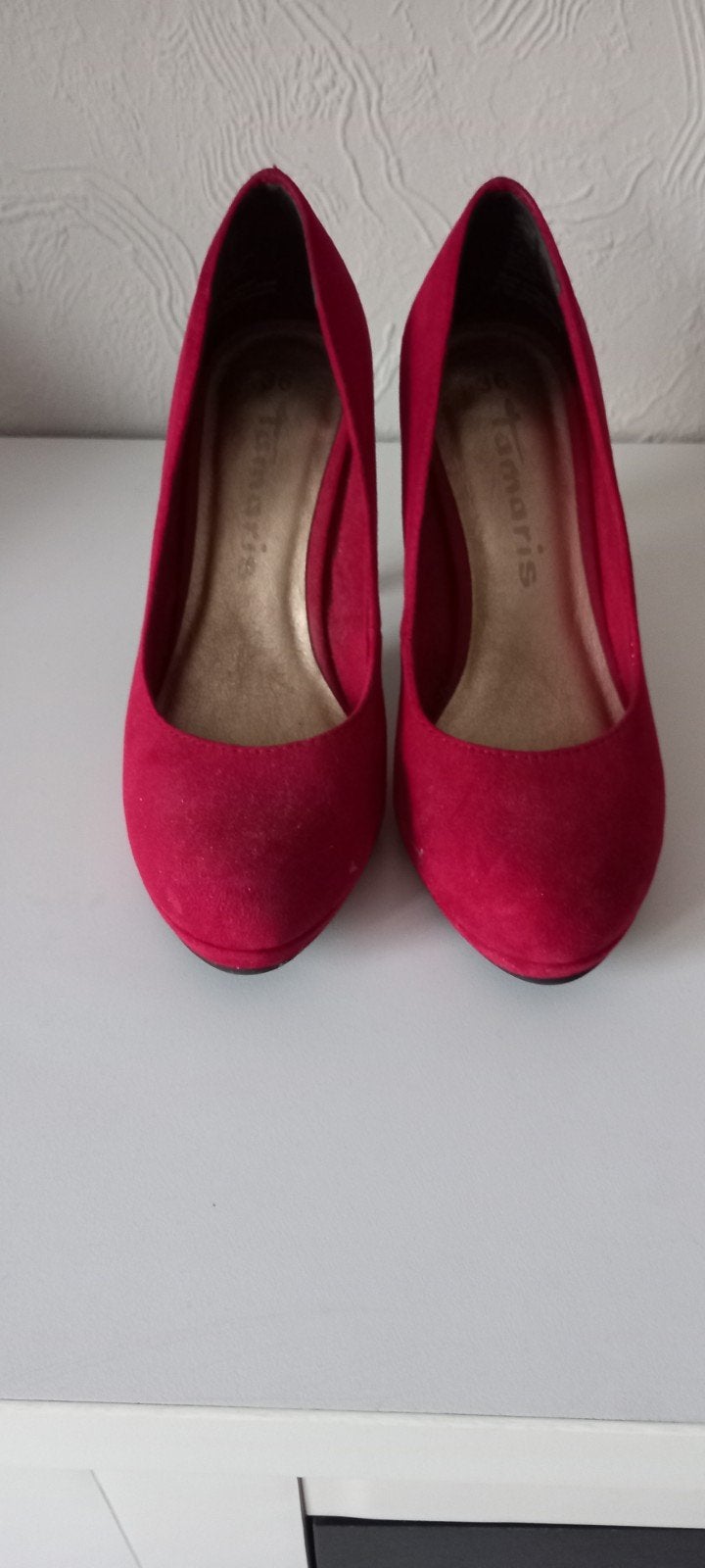 Rode suède pumps, Kleding | Dames, Schoenen, Ophalen, Pumps