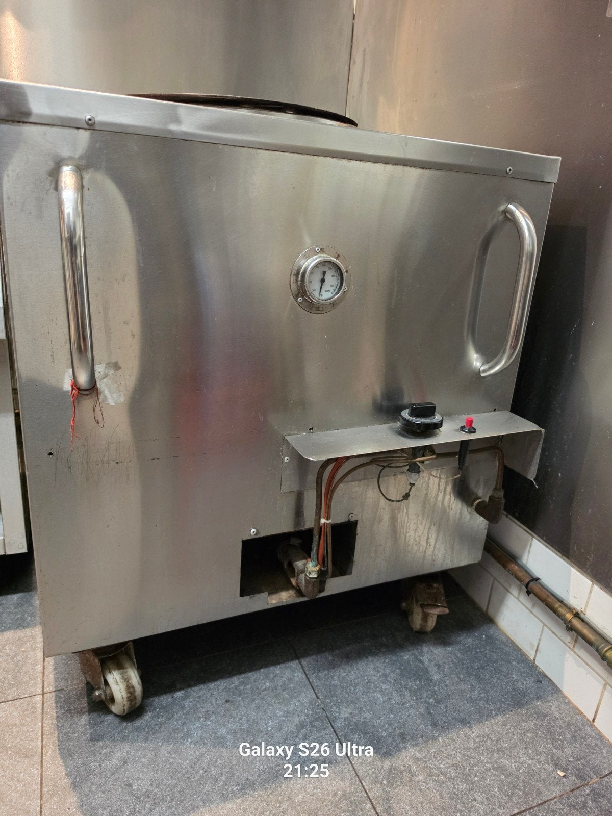 tandoori machine, Ophalen