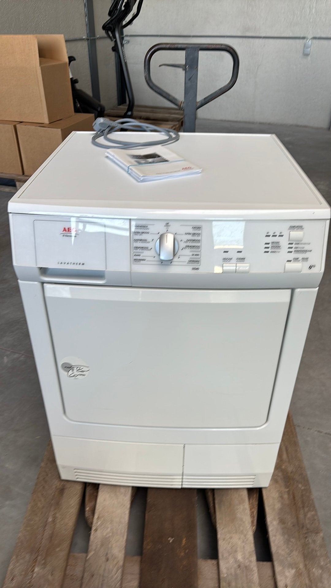 AEG Lavatherm 55540, Ophalen, 6 tot 8 kg, Gebruikt, 85 tot 90 cm