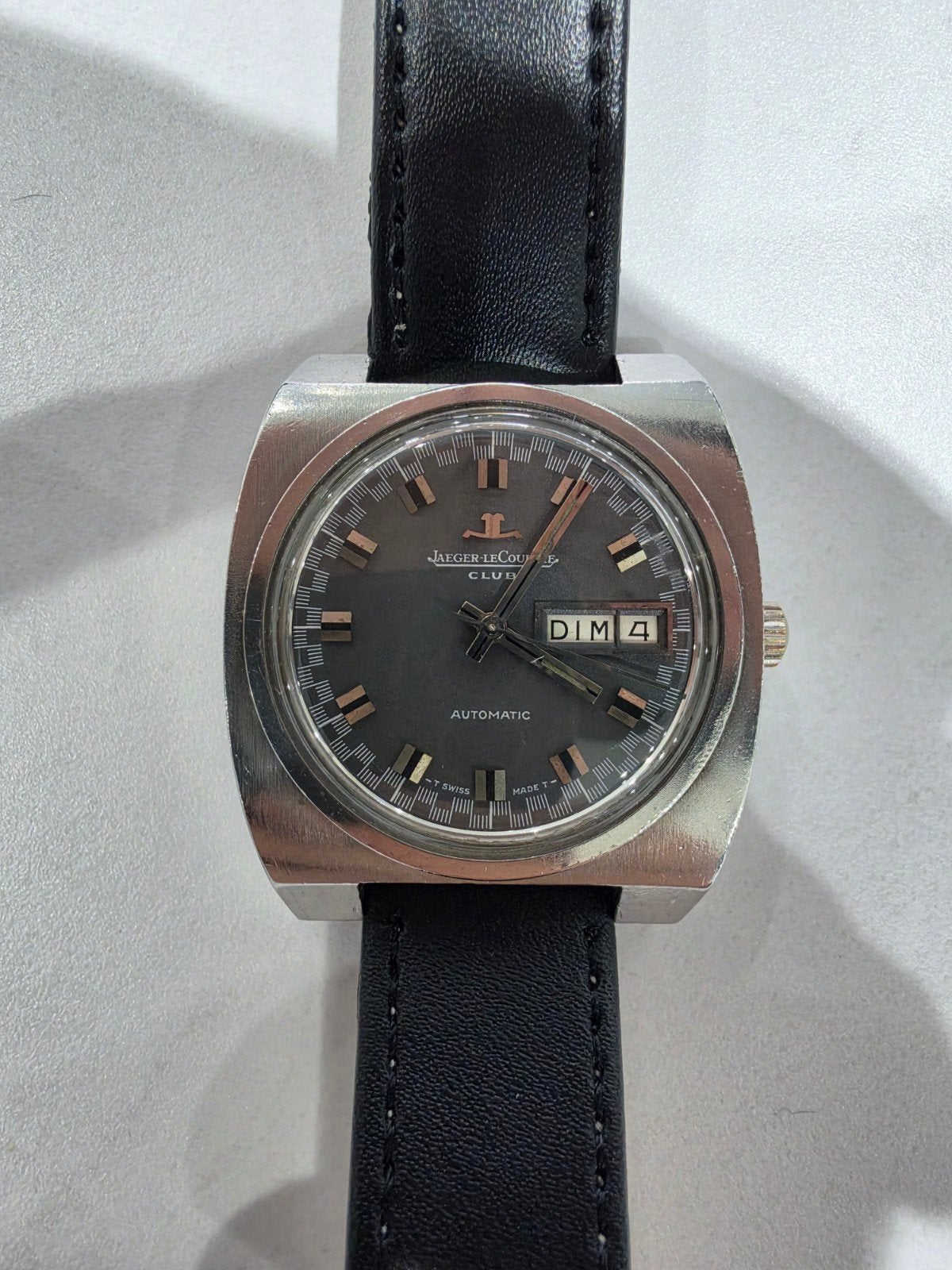 jaeger LeCoultre vintage, Montre-bracelet, Autres marques, Enlèvement ou Envoi, Acier