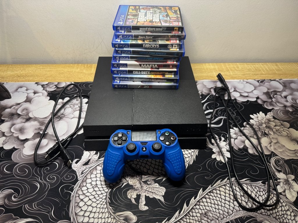 PlayStation 4 (PS4) 1TB  + Controller + 9 Games + All cables, Games en Spelcomputers, Spelcomputers | Sony PlayStation 4, Ophalen