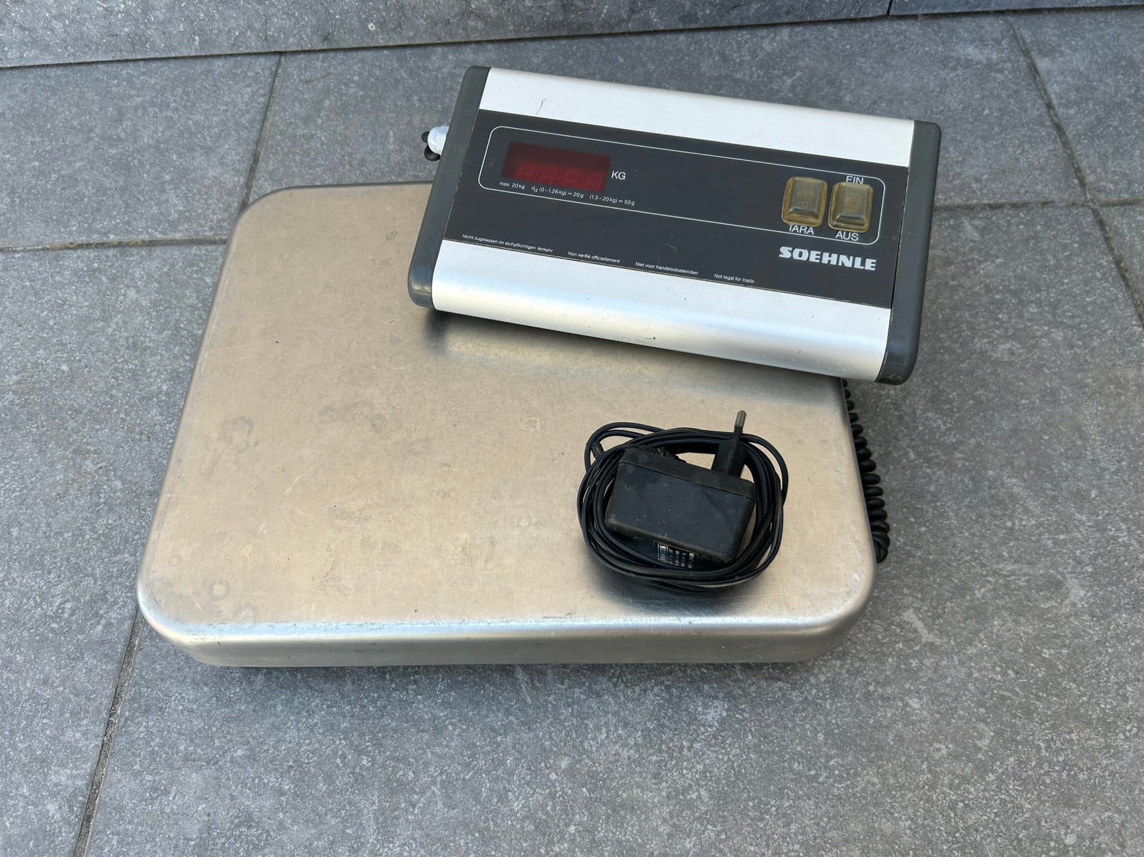 Digitale tafelweegschaal Soehnle, Elektronische apparatuur, Ophalen, Gebruikt, 1 tot 500 gram, Digitaal
