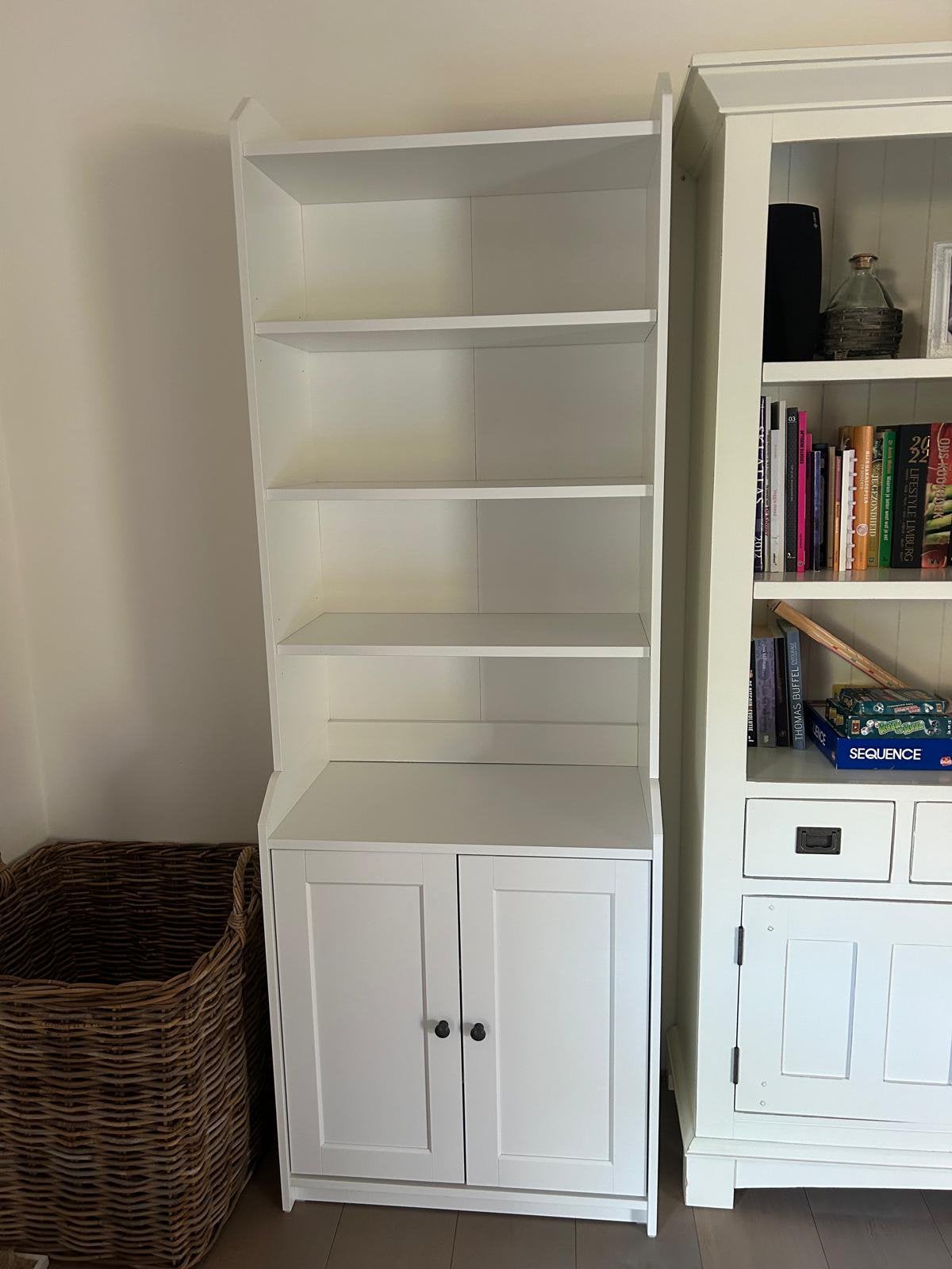 Witte landelijke kast, Ophalen, Landelijk modern, 50 tot 100 cm, Zo goed als nieuw