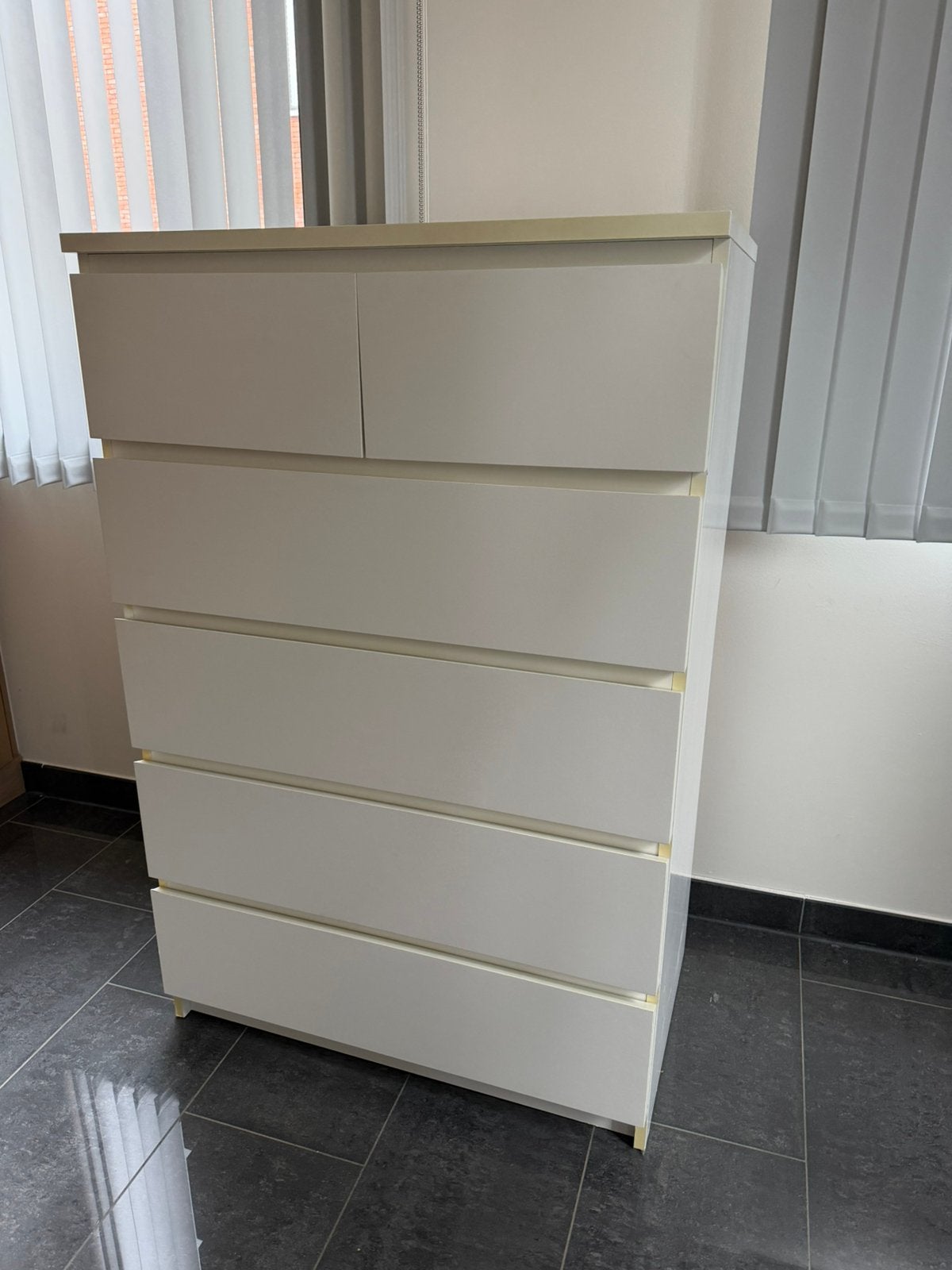 Ikea ladekast met 4 brede lades en 2 smalle lades, Huis en Inrichting, Ophalen, Gebruikt, 5 laden of meer, 100 tot 150 cm