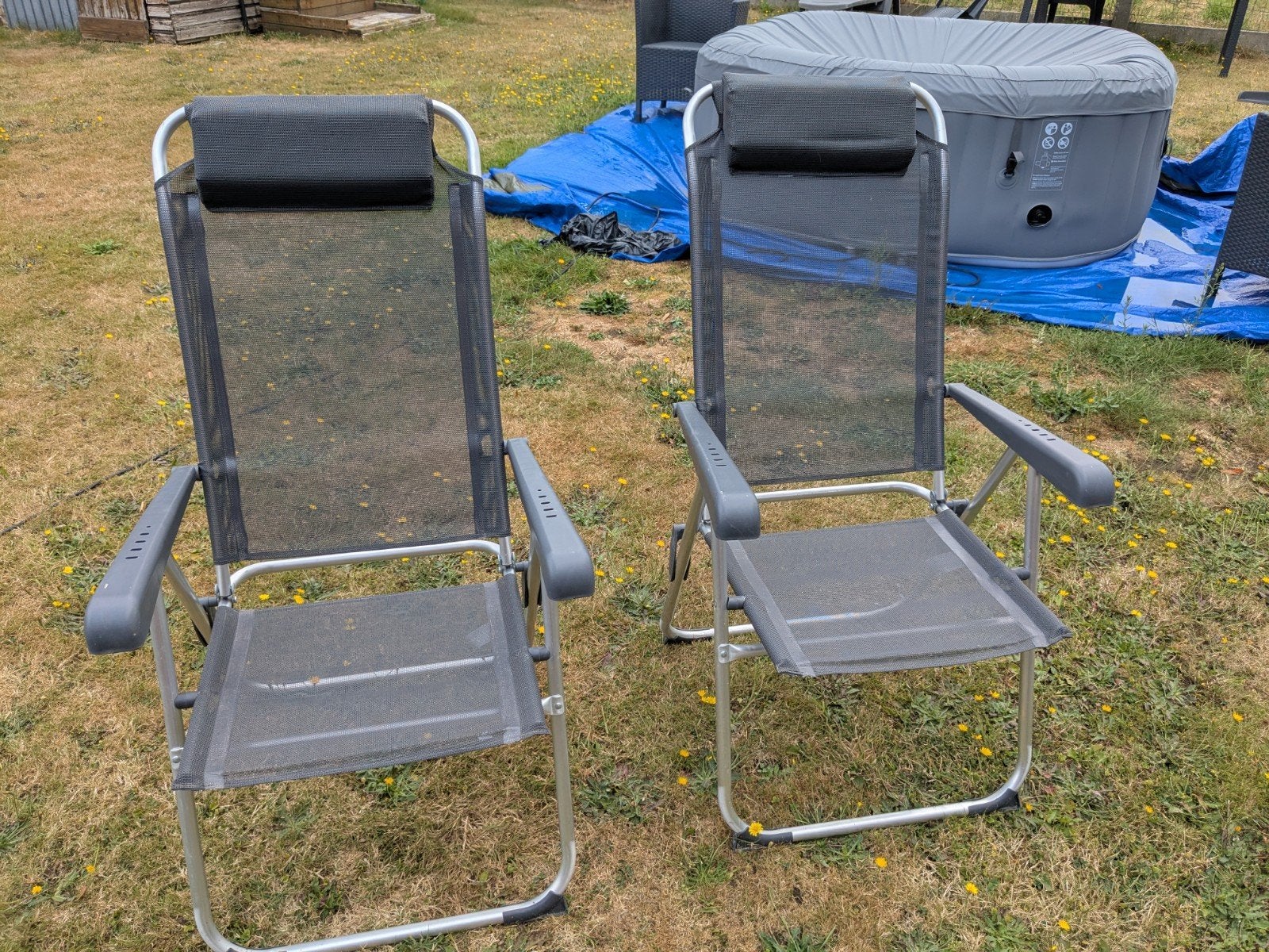 camping stoelen, Ophalen
